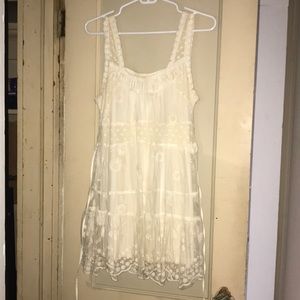 XXI Cream Lacey Dress